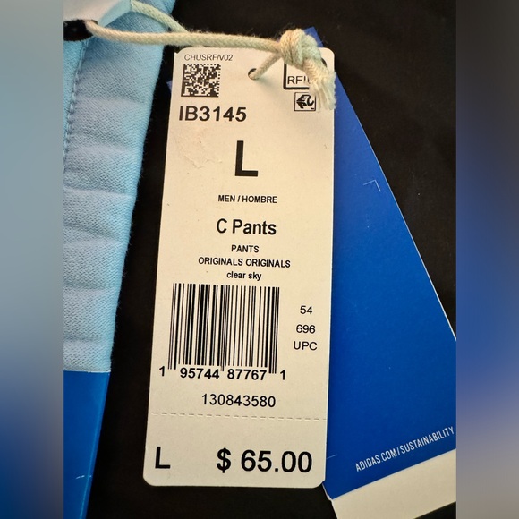 adidas Originals Men's Adicolor Seasonal Archive Joggers (Clear Sky - Picture 5 of 11